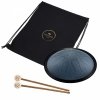 MEINL Sonic Energy 10 Compact Steel Tongue Drum, C Moll, 8 Notes, 432 Hz, Navy Blue CSTD2NB